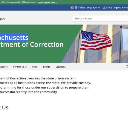 Massachusetts Department of Correction