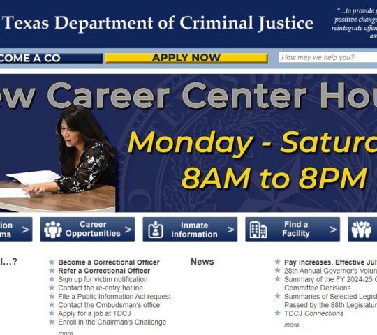 Texas Department of Criminal justice