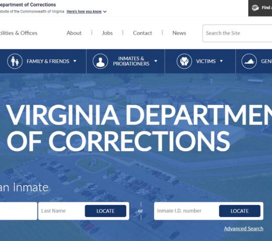 VIRGINIA DEPARTMENT OF CORRECTIONS